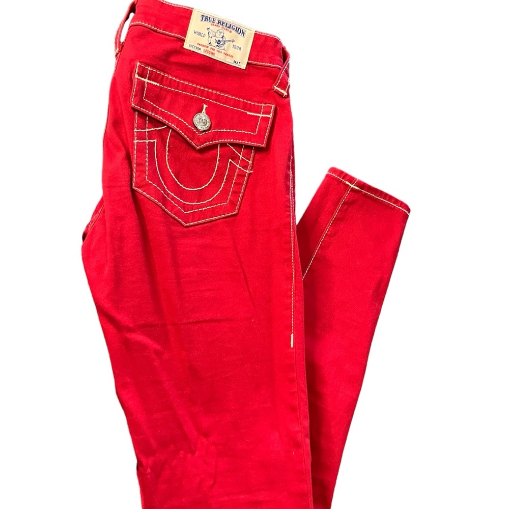 True Religion Red skinny women’s US 27